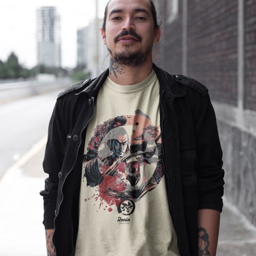 Kanji Samurai Ronin T_Shirt