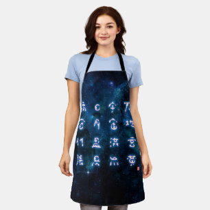 kanji - Thousand Character Classic - Apron