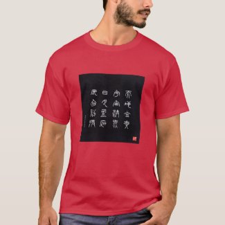 kanji - Thousand Character Classic - T-Shirt
