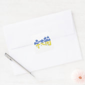 [Kanji] Ukraine Square Sticker (Envelope)
