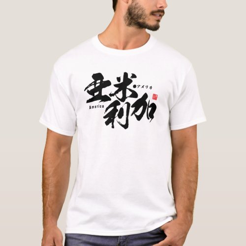 Kanji _ USA _ T_Shirt