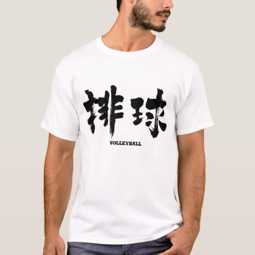 volleyball sports chinese characters japanese callygraphy kanji 書 漢字 バレーボール 排球