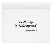 Kanji WISDOM Inspirational Collection (Inside Horizontal (Bottom))