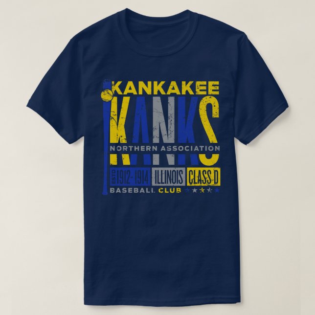 Kankakee Kanks T-Shirt (Design Front)