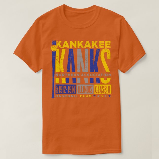 Kankakee Kanks T-Shirt (Design Front)