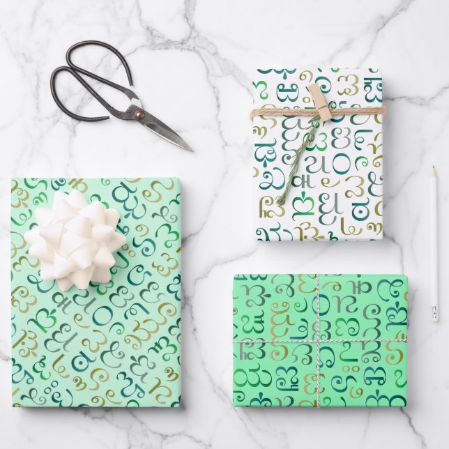 Kannada Wrapping Paper Sheets (Front)