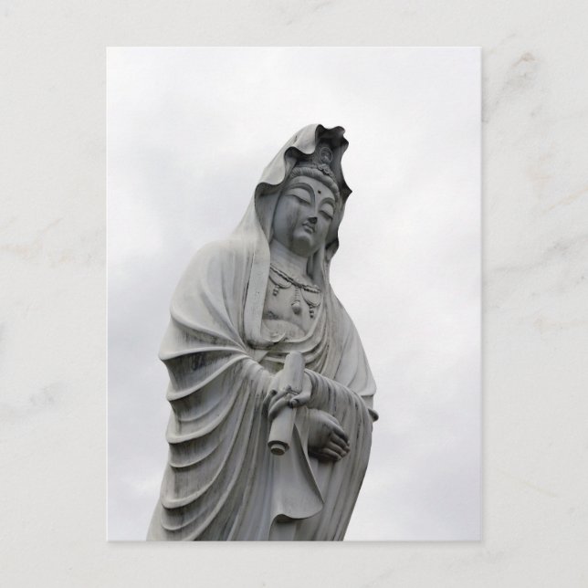 Kannon Statue of Takasaki Postcard (Front)