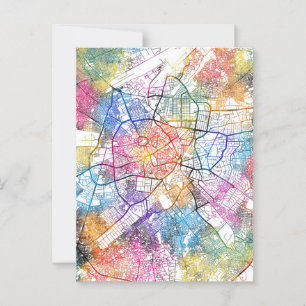  Kano Nigeria City Map Postcard