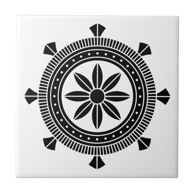 Kano Rinpo Ceramic Tile (Front)