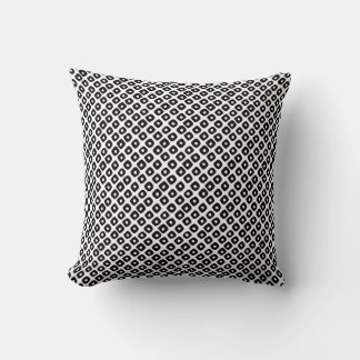 Kanoko [black] - Japanese Traditional Pattern Throw Pillow