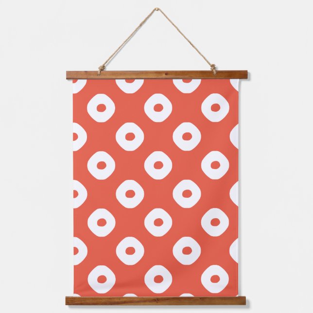 "Kanoko" Fawn Spot Pattern Hanging Tapestry (Front)