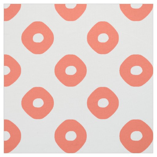 "Kanoko" Fawn Spot Pattern Salmon Pink Fabric