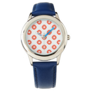 "Kanoko" Fawn Spot Pattern Salmon Pink Watch