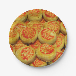 Kanom Pia ขนมเปี๊ยะ ~ Asian Sweets Desserts Food Paper Plates
