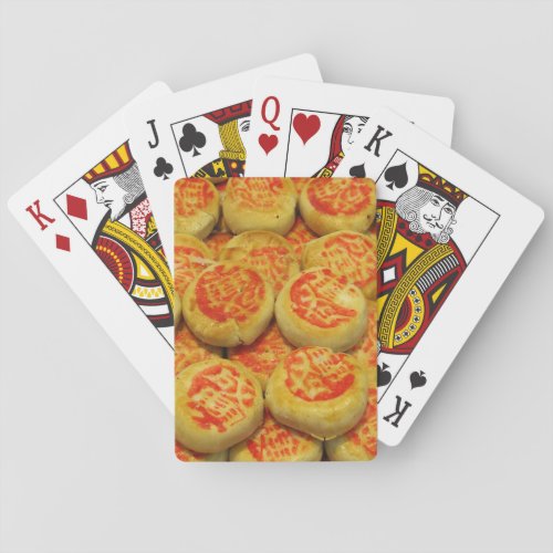 Kanom Pia ขนมเปี๊ยะ  Asian Sweets Desserts Food Playing Cards