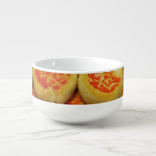 Kanom Pia ขนมเปี๊ยะ ~ Asian Sweets Desserts Food Soup Mug (Front)