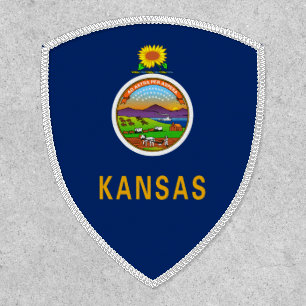 Kansan Flag, Flag of Kansas Patch