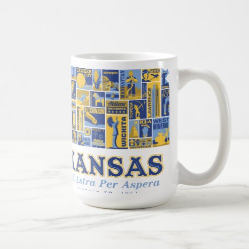 Kansas _ Ad Astra Per Aspera _  Mug