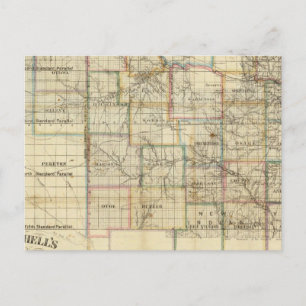 Kansas and The Gold Mines Postcard