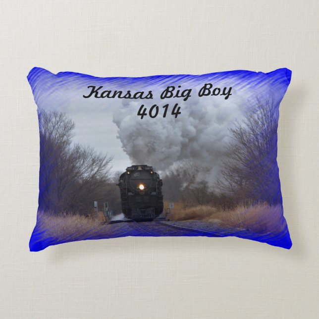 Kansas Big Boy Accent Pillow (Front)