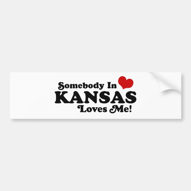 Kansas Bumper Sticker (Front)