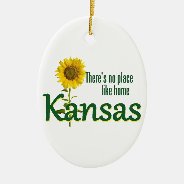 KANSAS CERAMIC ORNAMENT (Front)