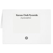 Kansas Chalk Pyramids Cards (Back Horizontal)
