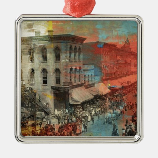 Kansas City 1886 Circus Parade Metal Ornament (Front)