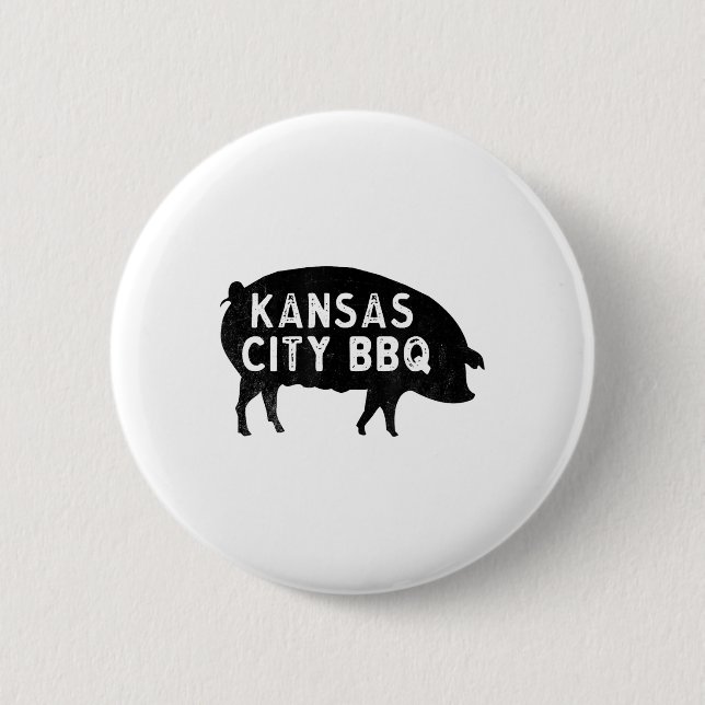 Kansas City Bbq _1  Button (Front)