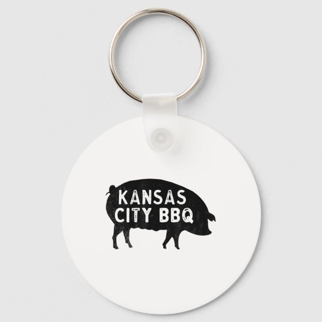 Kansas City Bbq _1  Keychain (Front)