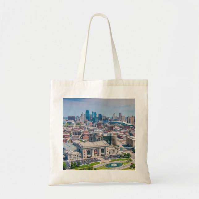 Kansas City Beautiful Skyline Tote Bag (Front)