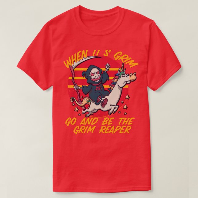 Kansas City Chiefs Arrowhead Be the Grim Reaper 13 T-Shirt (Design Front)