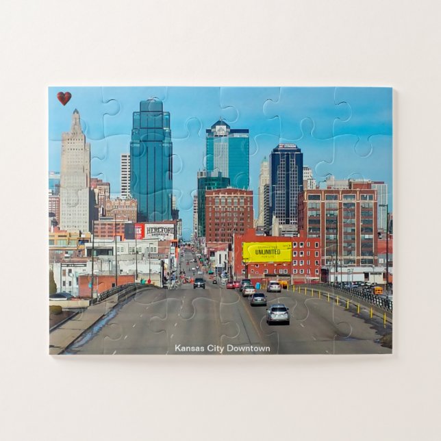 Kansas City Downtown Jigsaw Puzzle (Horizontal)