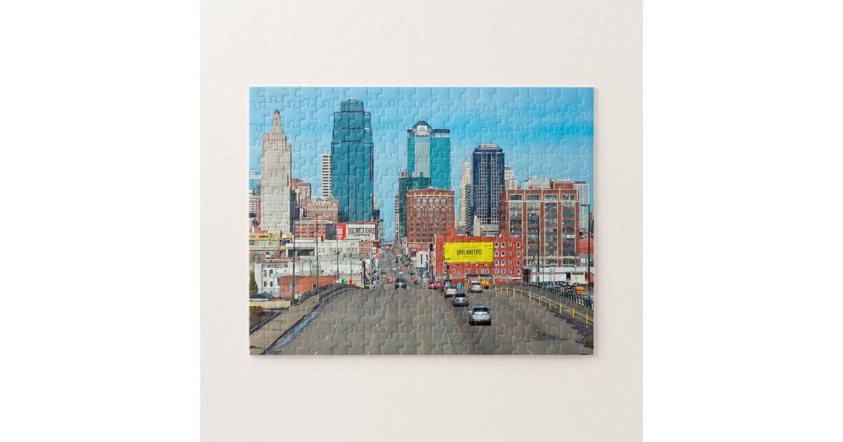 Kansas City Downtown. Jigsaw Puzzle Zazzle