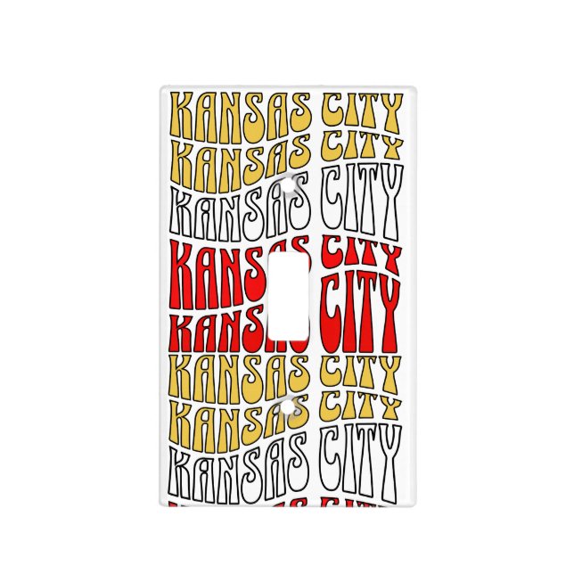 Kansas City Electrical Outlet Wall Plate   (Front)