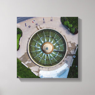 Kansas City Firefighter's Fountain Canvas Wall Art