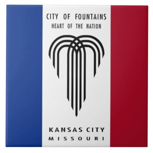 Kansas City flag Ceramic Tile