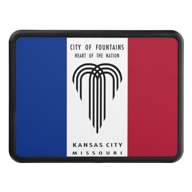 Kansas City flag Hitch Cover (Front)