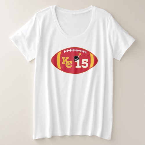 Kansas City Football Magic Plus Size T_Shirt