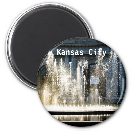 Kansas City Fountain Magnet