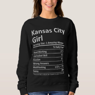Kansas City Girl Ks Kansas Funny City Home Roots U Sweatshirt
