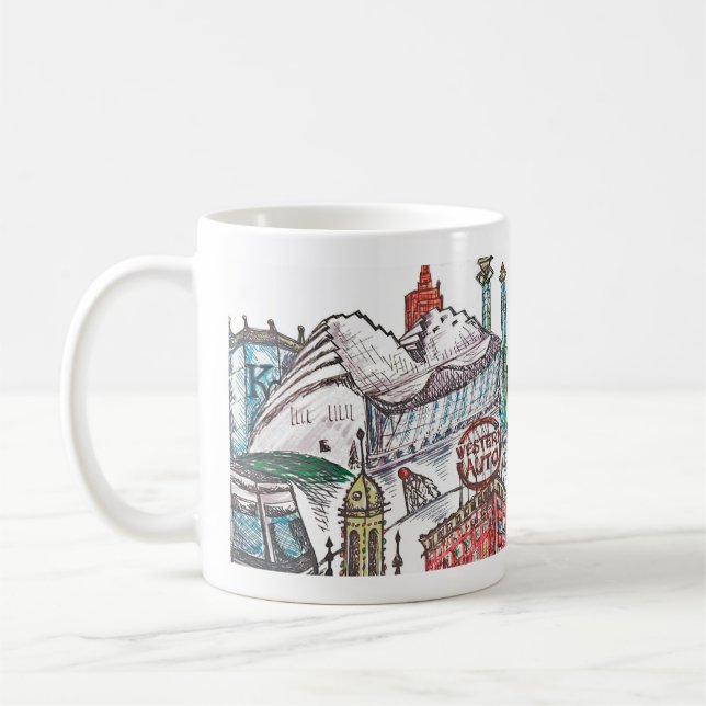 Kansas City Iconic Architecture Mug (Left)