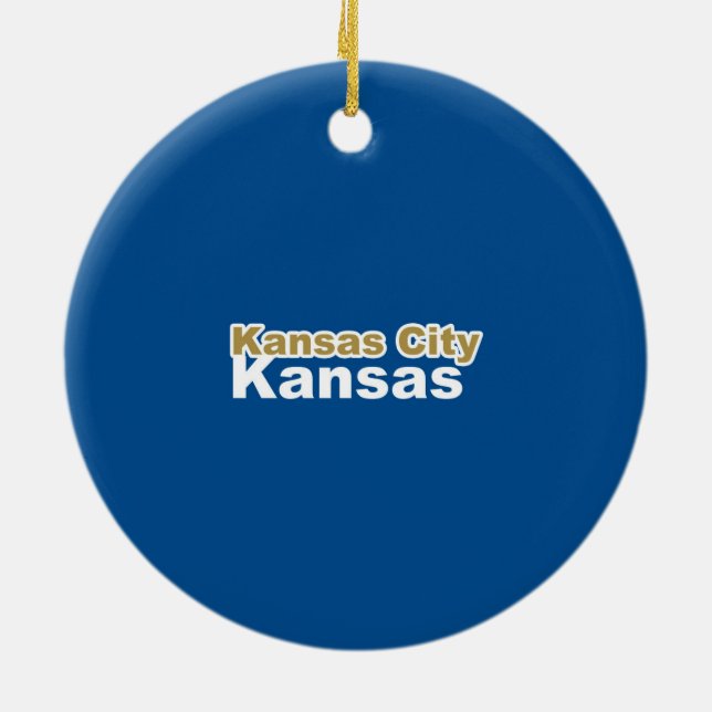 Kansas City, Kansas Ornament (Back)