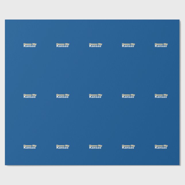Kansas City, Kansas Wrapping Paper (Flat)