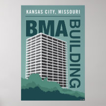 Kansas City Landmarks: BMA Building – 24 x 36