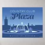 Kansas City Landmarks: Country Club - 16 x 12 Poster