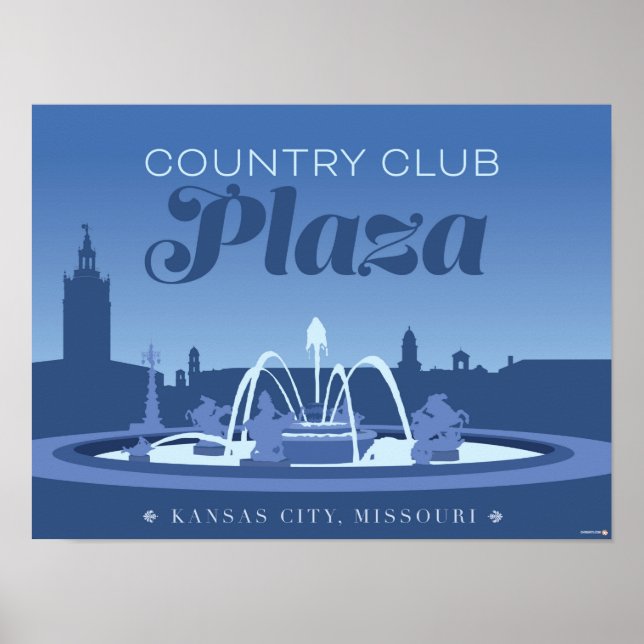 Kansas City Landmarks: Country Club – 24 x 18 Poster (Front)