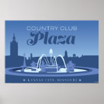 Kansas City Landmarks: Country Club – 36 x 24 Poster