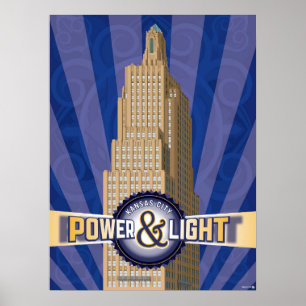 Kansas City Landmarks: KCPL – 18 x 24 Poster