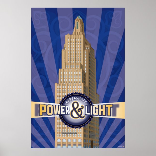  Kansas City Landmarks: KCPL – 24 x 36 Poster (Front)